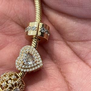 Pandora 14k heart charm